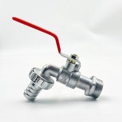 1/2inch 3/4inch Garden Irrigation Faucet Brass IBC Tank Water Tap Single Outlet Valve Replacement Antifreeze Accessories Red
