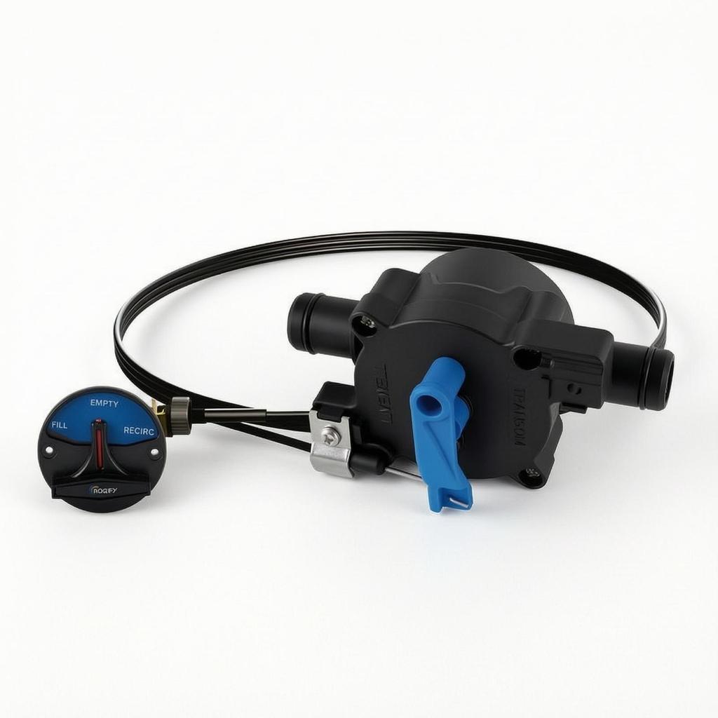 1 Piece Marine Control Valve Assembly Complete Livewell System Boat Flow with