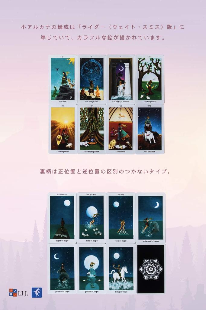 Sanfte Berührung, die Ihr Sonne- und Mond-Tarot beruhigt. Japanischer Kommentar inklusive Sonne- und Mond-Tarot [Ein Geist]