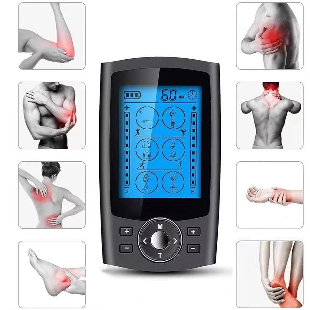 Channel TENS Unit 24 Modes Muscle Stimulator For Pain Relief , Electronic Massager Muscle Massager