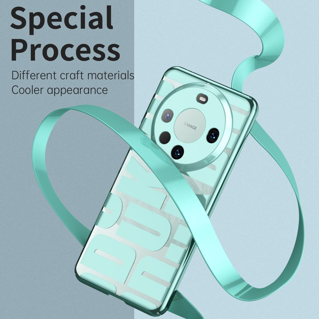 Electroplating PC Phone Case for Huawei Mate 60 Pro Anti-scratch Mobile Phone Back Cover Shell