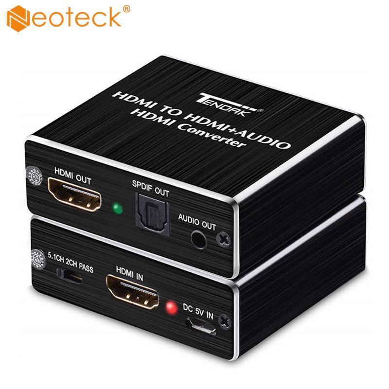 Buy HDMI Audio Extractor Converter HDMI To Optical TOSLINK SPDIF + HDMI