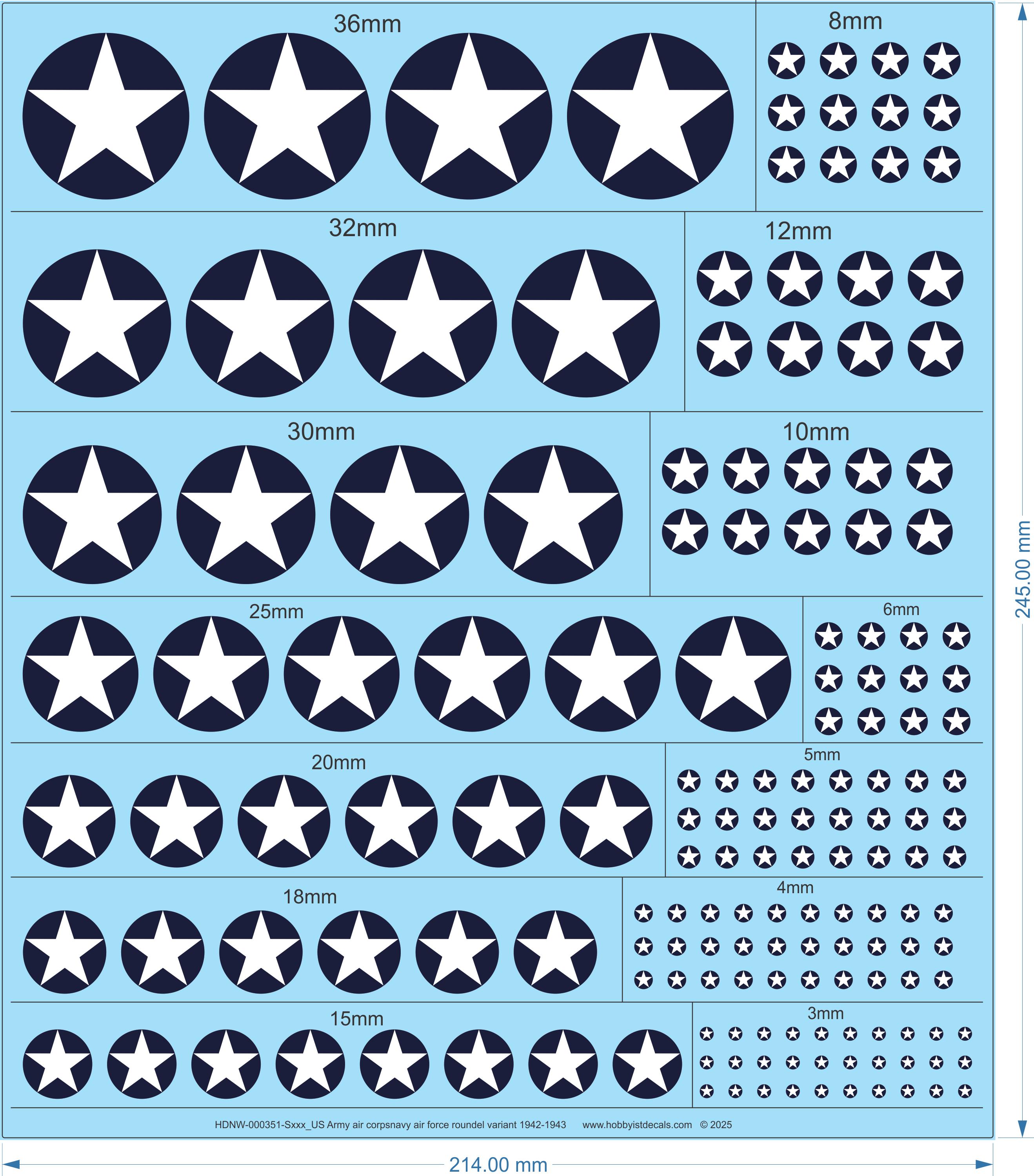 US Army air corpsnavy air force roundel variant 1942-1943