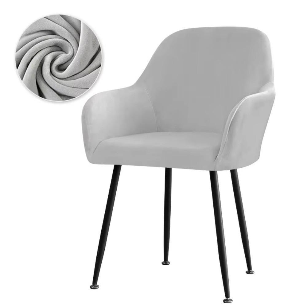 Washable Dining Chair Cover Soft Velvet Seat Cover Chair Slipcover  for Hotel,Wedding,Banquets