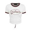 Summer Y2K Women's Sexy Letter Printed Umbilical Strap Top T-shirt