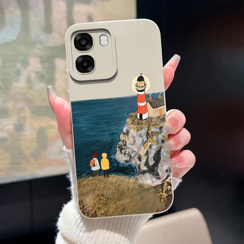 Case For Oppo A6 A6x A6s 4G 5G Cute Cartoon Cat Soft Silicone Protective Bumper Cover For OppoA6 OppoA6x A6s Anti Scratch Fundas
