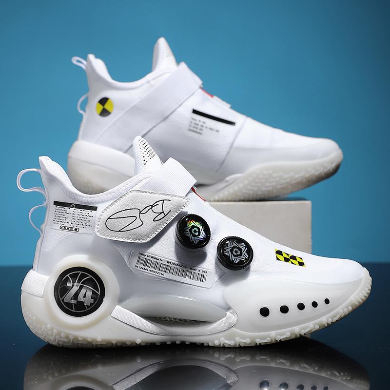 

Высококачественные баскетбольные кроссовки. Бренд-дизайнер. Спортивная тренировочная обувь. Уличные кроссовки. Мужские износостойкие нескользящие вращающиеся кнопки. 36