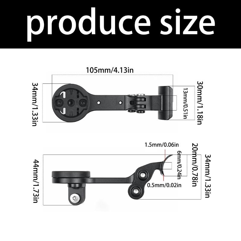 Universal Bike Computer Mount Adjustable Viewing Angle Durable Aluminum Easy Installation Suitable for XOSS