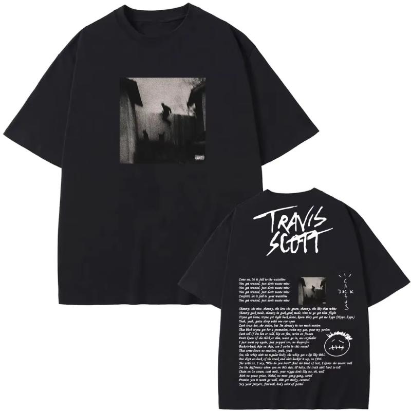 Travis and Scott DUMBO Print Tshirt Vintage Mens and Womens Hiphop Rap Punk Clothing Unisex Tshirt