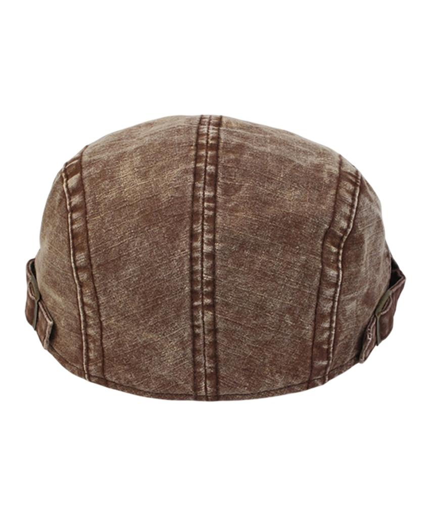 Hard Washing Logo Brown Hunting Cap