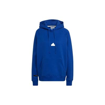 Lässiger Hoodie mit Logo-Print Damen Tops Blau HM2853