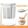 Greek Yogurt Strainer 1300Ml/2000Ml Multi Yogurt Filter With Fine Mesh Bag & Lid For Thick Greek Yogurt Soybean Milk Soup Fruit