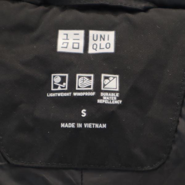 UNIQLO seamless Down jacket S black hood Men's Used