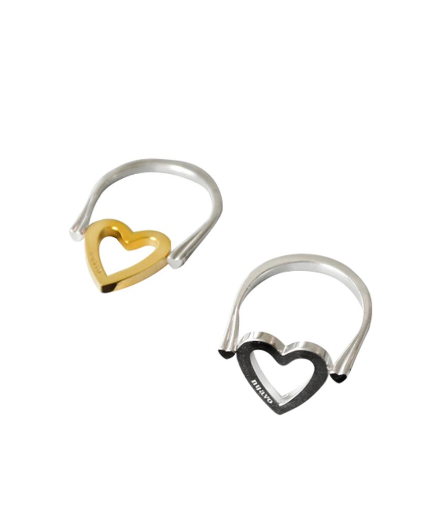 Nuavo Moving Heart Ring