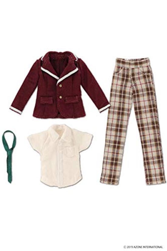 

Boys School Set II Bordeaux x Ivory 1/12