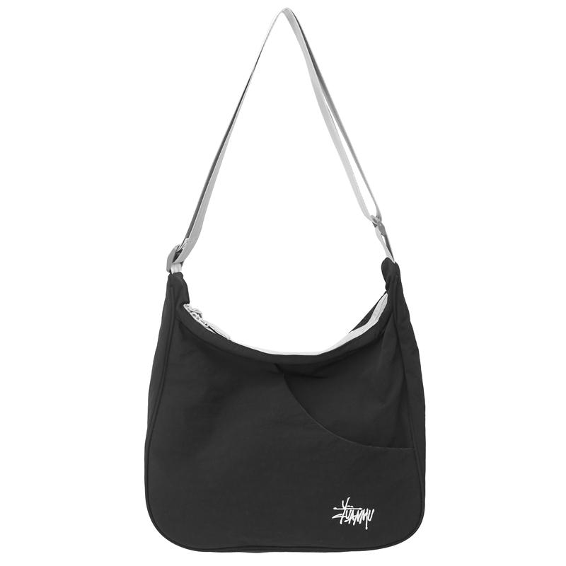 Solid Color Large Capacity Shoulder Bag Women's Crossbody Bag Men Commuter Tote Bag