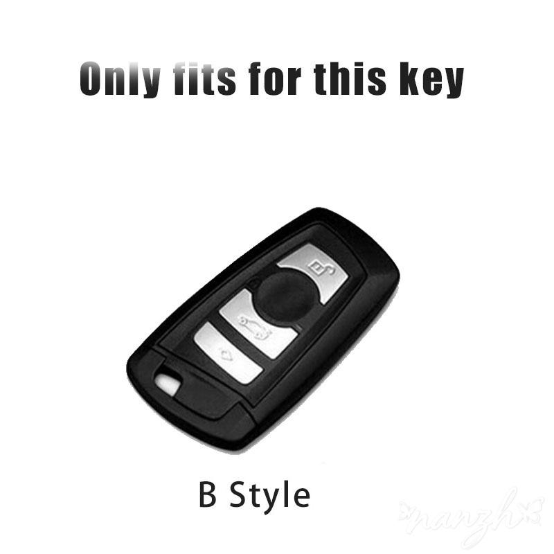Keychain For BMW 530i 550i 320i 1 2 3 4 5 Series 118i 225i M240i F20 F21 F30 F31 F25 F01 TPU Car Remote Key Case Cover Shell Fob blcp03