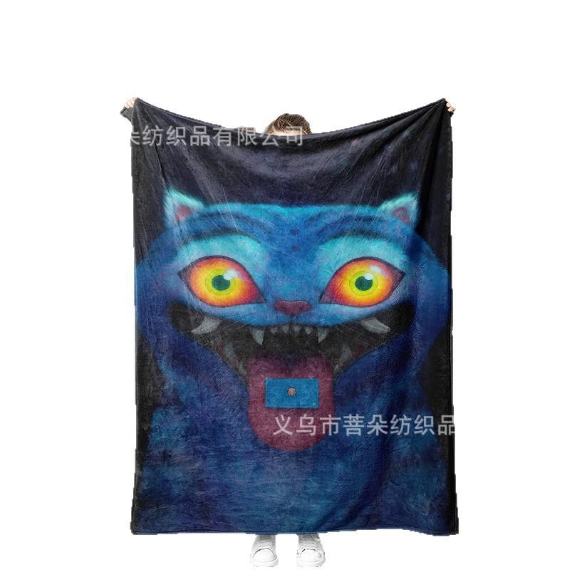K-P Men'S Picture Girl Group Witch Hunter Group Peripheral Printing Blanket Flannel Comfortable Soft Blanket, Welfare Blanket, Gift Blanket
