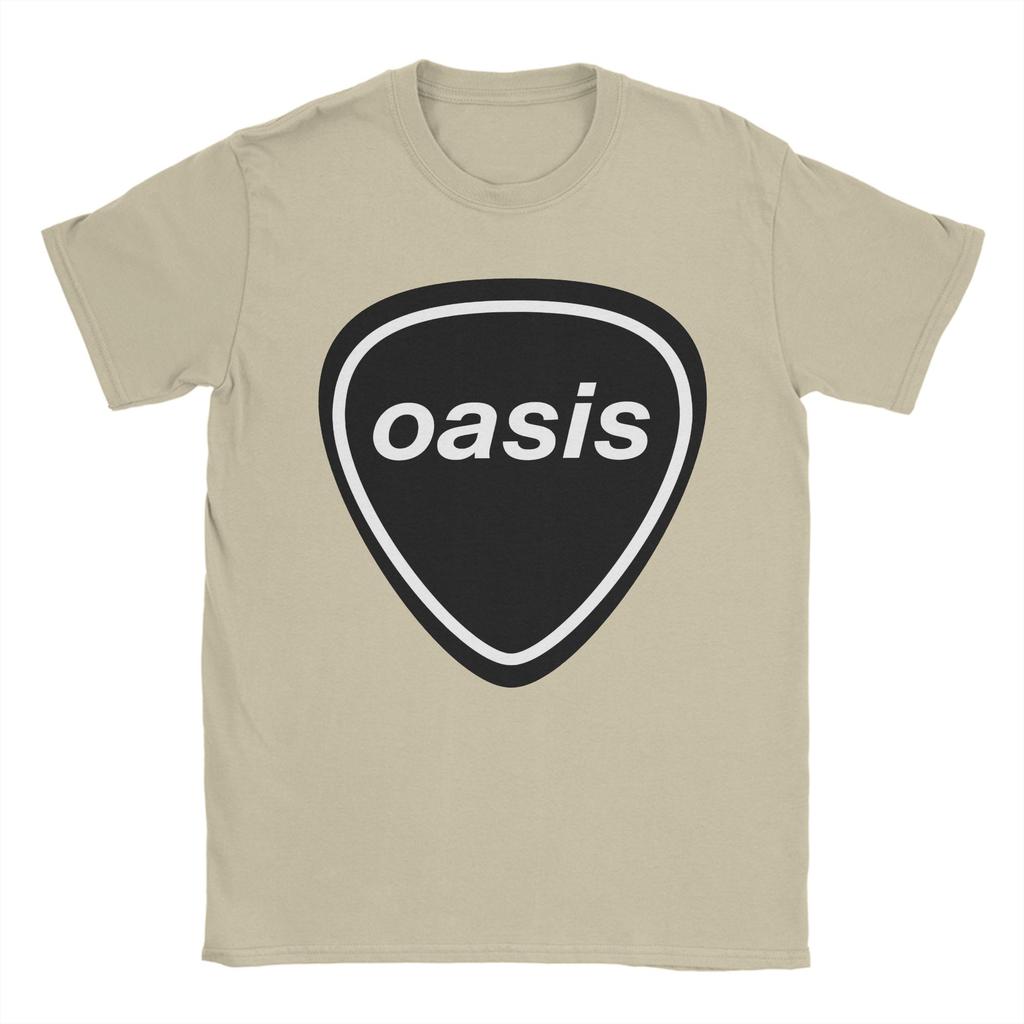 Men Women O-Oasis Rock Music Logo T Shirts  Pure Cotton Clothes Leisure Short Sleeve Crew Neck Tees Gift T-Shirt