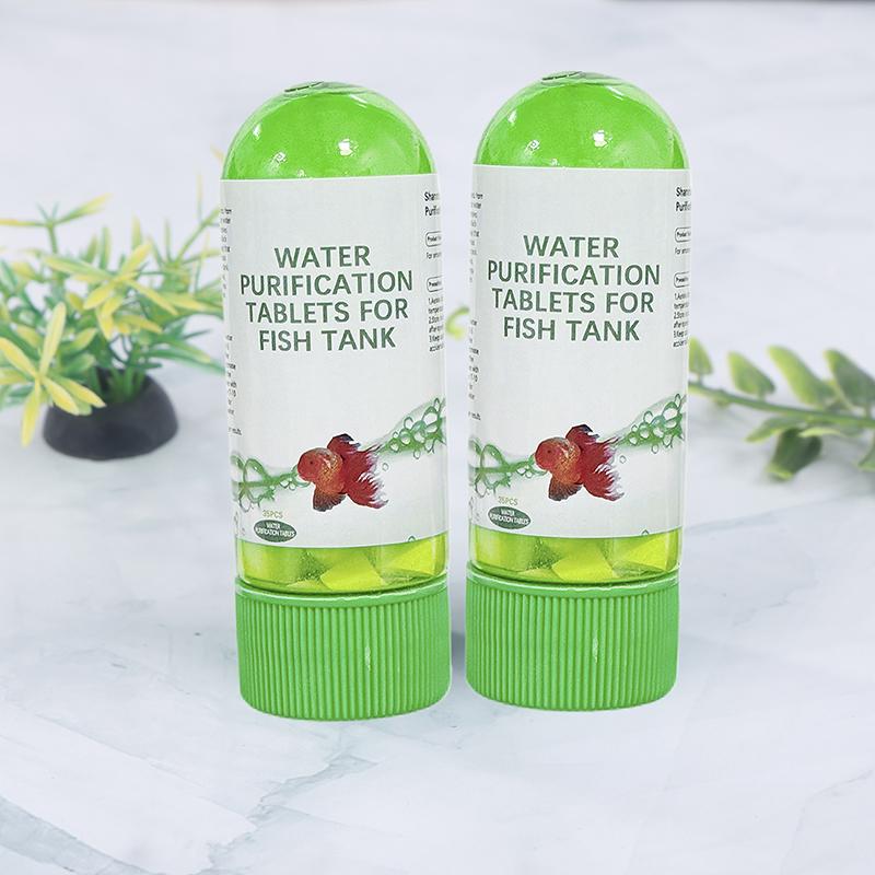2 Stück Aquarium Wasserreinigung Aquarium Wasserreinigungstabletten Für Aquarium Trübungsentfernung Kraftvolles Wasser Für Fische