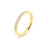Light luxury titanium steel ring for women, temperament niche ring ins non-fading diamond-encrusted couple ring hand jewelry
