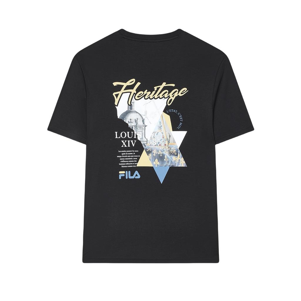 New FILA T Shirts Men's Jet Black F11M428102FBK