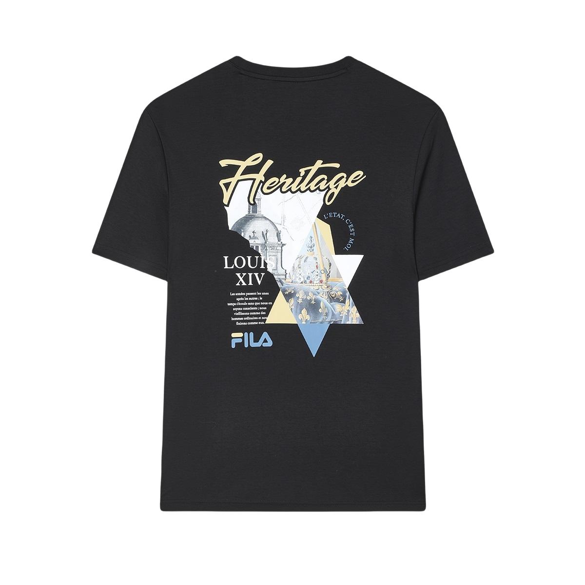 

New FILA T Shirts Men s Jet Black F11M428102FBK 170/92A/M