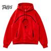 Oversized Women Hoodie Pet Pouch with Head Hole, Hooded Sweatshirt Casual Loose Fit Zipper Pockets, Dog Cat Carrying Pullover Top for Fall Winter Lady