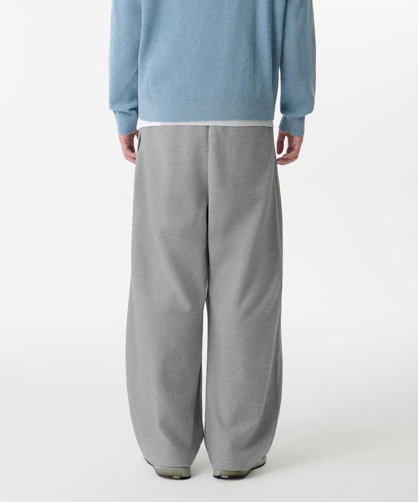 Musinsa Standard Double Knit Two-Tuck Wide Lounge Sweatpants [Medium Grey]