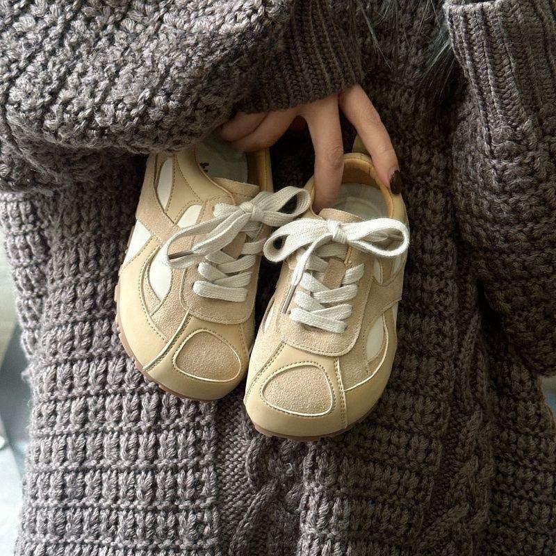 

New Style Sports Shoes - Soft Leather Boys Shoes, Girls Casual Shoes, Soft Sole Shoes 22 хаки