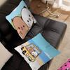Bubu and Dudu Cute Pillow Anime Pillow Sofa Bed Head Pillow Cover Cushion Cover 45x45 cm Fashion
