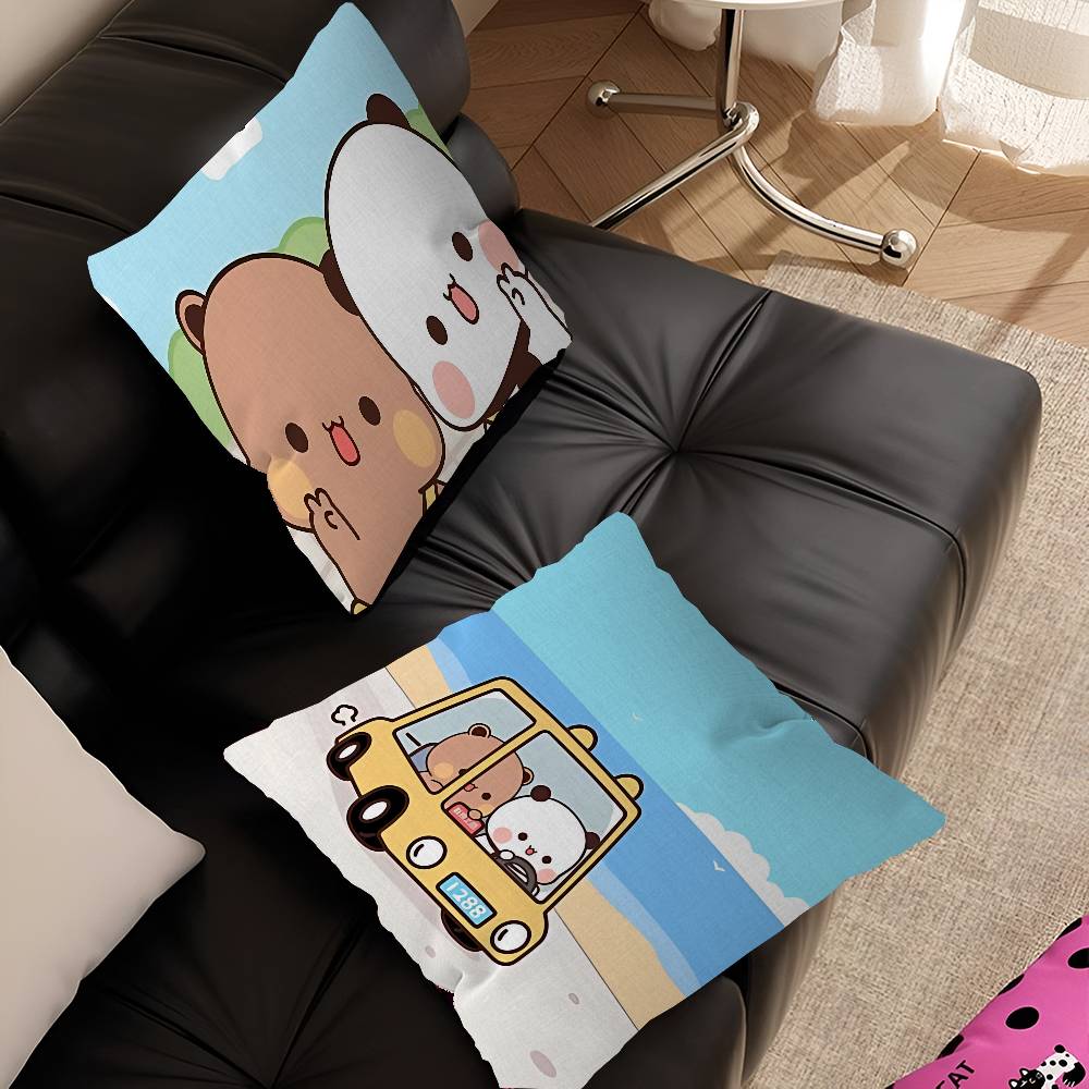 Bubu and Dudu Cute Pillow Anime Pillow Sofa Bed Head Pillow Cover Cushion Cover 45x45 cm Fashion