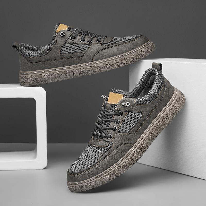Fashion New versatile sports shoes for men summer mesh sneakers Outdoor men lace up trainers man casual breathable male Treking footwear