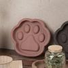 Silicone Hand-Making Molds Cats Paws Shape Trays Moulds Jewelry Dish Molds Silicone Texture Present for Art Enthusiasts