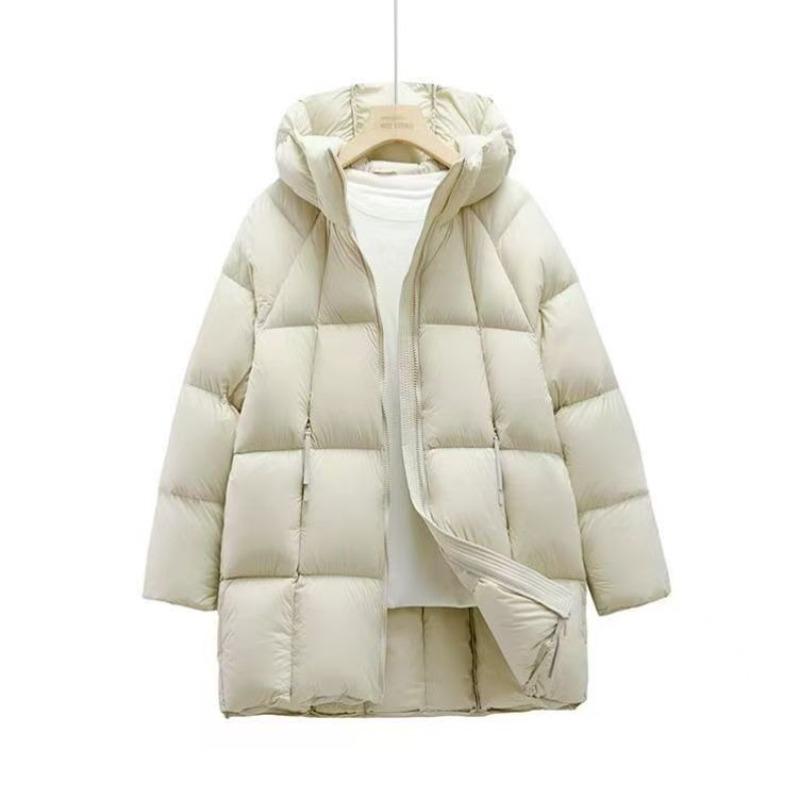 Cotton Clothes Women's Winter New Long Cloud Puffs Hooded Thickened Warm Jacket