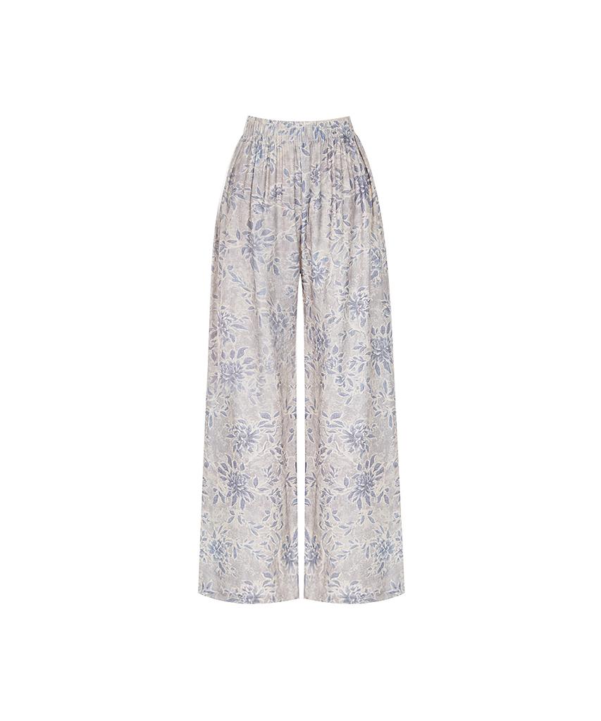 PAIGEFLYNN Flower Pattern Elastic Waist Pants_S6Bpt037C