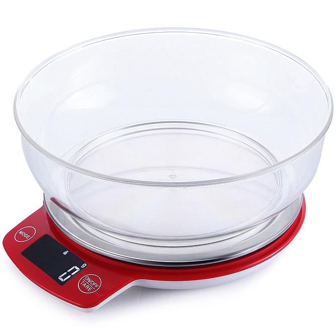 Changxie Electronic Household Kitchen Food Scale 5kg 3kg Cooking Tools Digital Kitchen Scale Stainless Steel красный