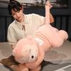 80CM Cute Sleeping Sweater Monkey Plush Toy Soft Plush Filling Soft Home Pillow Sleep Soothing Doll