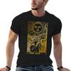 The Sun Vintage Tarot Card T-Shirt T Shirts for Man Cotton Funny T Shirts Cotton 100% T-Shirt