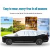 All-Season Universal Car Cover: Sun & Rain Protection, Heat Insulation, Thickened Full Exterior Shield.
