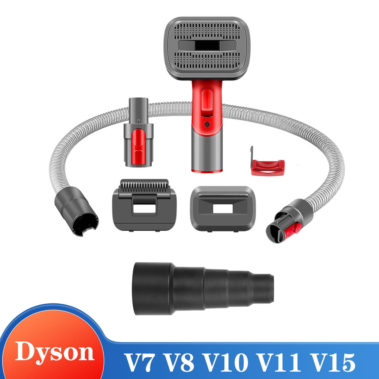

Pet Dog Grooming Kit for Dyson Vacuum V7 V8 V10 V11 V15 Cat Brush Attachment,Dog Hair Groomer Tools Sets + Universal Adator