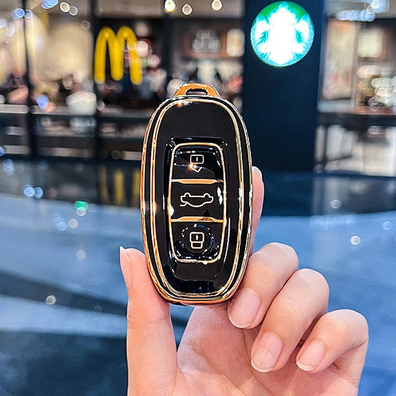 Compatible with Hongqi H7 Key Case and LS7 Car Key Protective Cover Buckle.