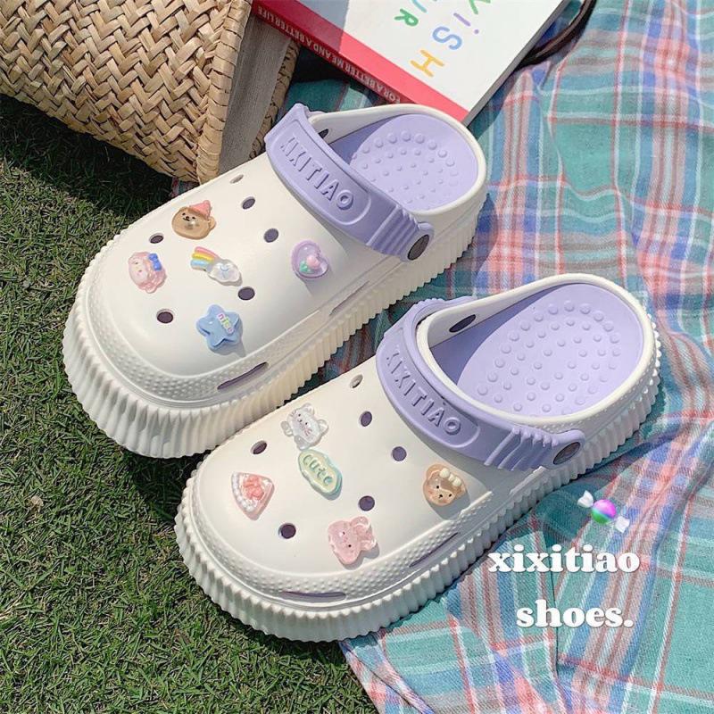 Women's Height-Boosting DIY Closed-Toe Platform Sandals