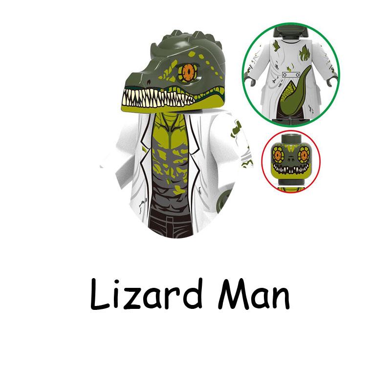 Big Size 10.5cm Killer Croc Tail Gator Crocodile Killer Model Building Blocks Enlighten Action Figures Bricks Toys For Children