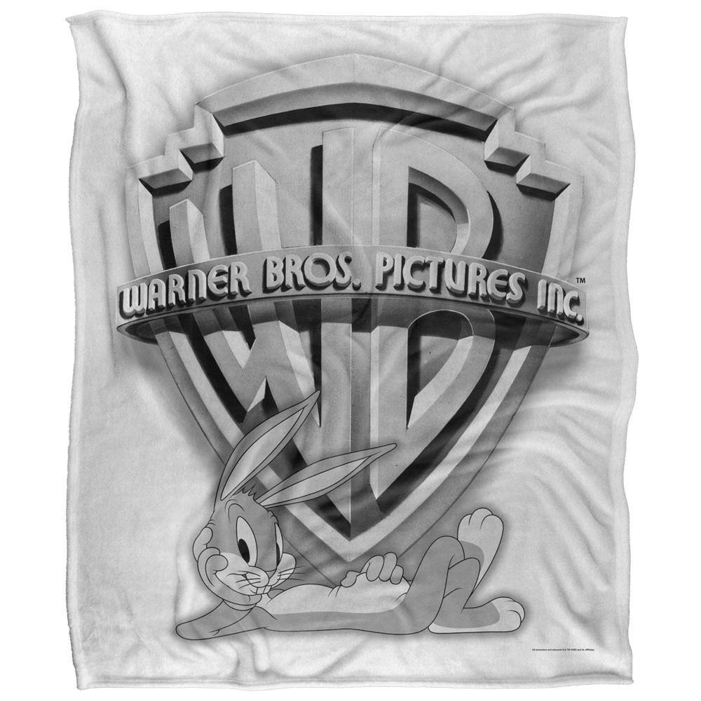 Warner Bros Old School Silky Shield Bugs Bunny Soft Touch Blanket