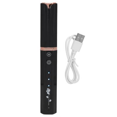 USB Aufladbarer Elektrischer Heizwimpernzange Tragbares Langlebiges Wimpernformwerkzeug Schwarz