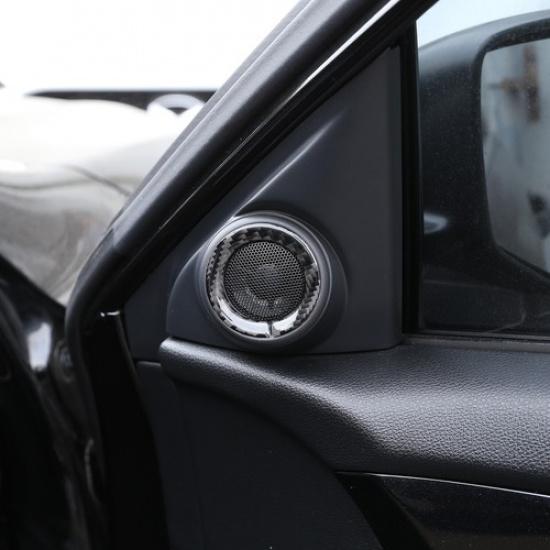 Carbon Fiber Tweeter Ring Cover Trim for Honda Accord  2014-16