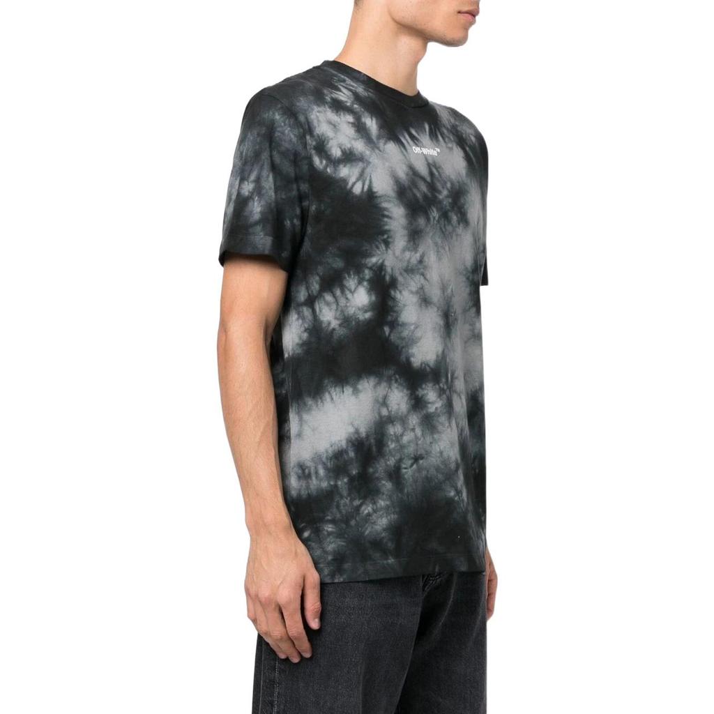 OFF WHITE Arrow Tie Dye Over Ska S/S Tee OMAA027F22JER0190701