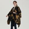 Women's Plus Size Imitation Cashmere Double-Sided Jacquard Shawl