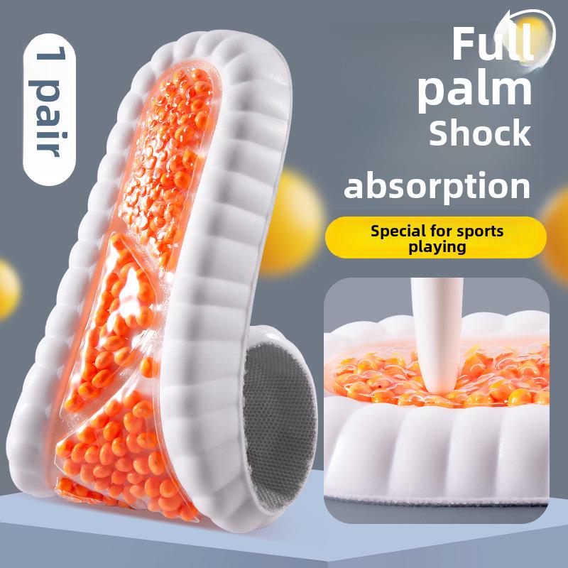 

«Мужские дышащие амортизирующие спортивные стельки с воздушной подушкой и технологией Popcorn, поглощающей пот». 43-44